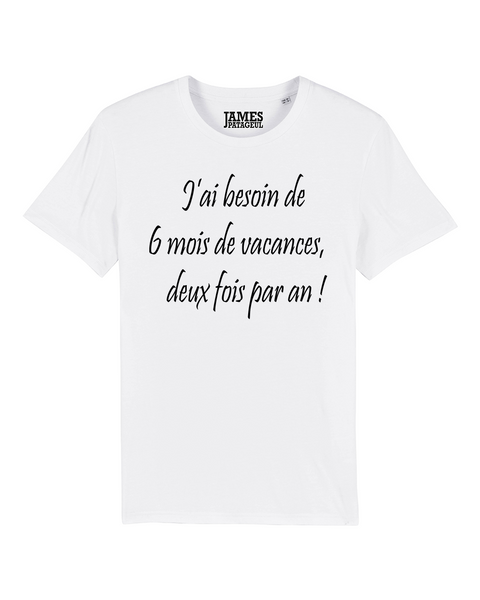Tshirt ❋ 6 Mois Vacances ❋