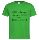 Tshirt ❋ ALCOOL = SPORT ❋     GRANDE TAILLE